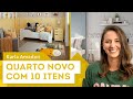 Transforme seu quarto com 10 objetos de decoração com Karla Amadori