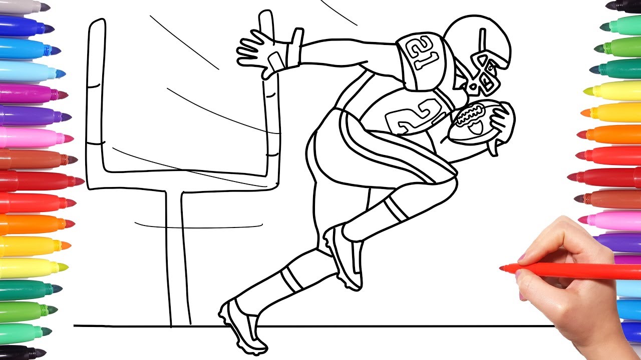Featured image of post Football Player Drawing Images / To draw this character accurately, you need to draw large shapes and make sure that your player will be just go here and submit your image in the appropriate category.