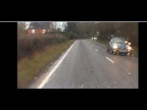 Wow road rage. Got rammed!