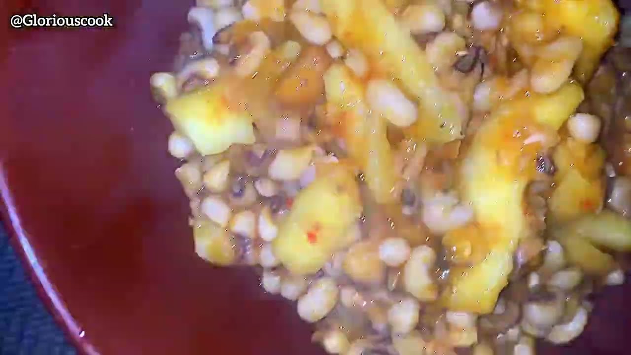 How to cook beans and potatoes 