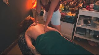 Goddess pamper session part 1 of 3 soft spoken asmr and back massage