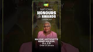 National Honouree: Maxine Antoinette Henry-Wilson, OJ, CD