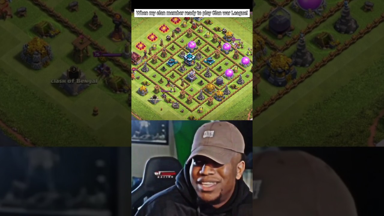 When my clan member ready to play Clan war League! ✅ II Clash of clans II 