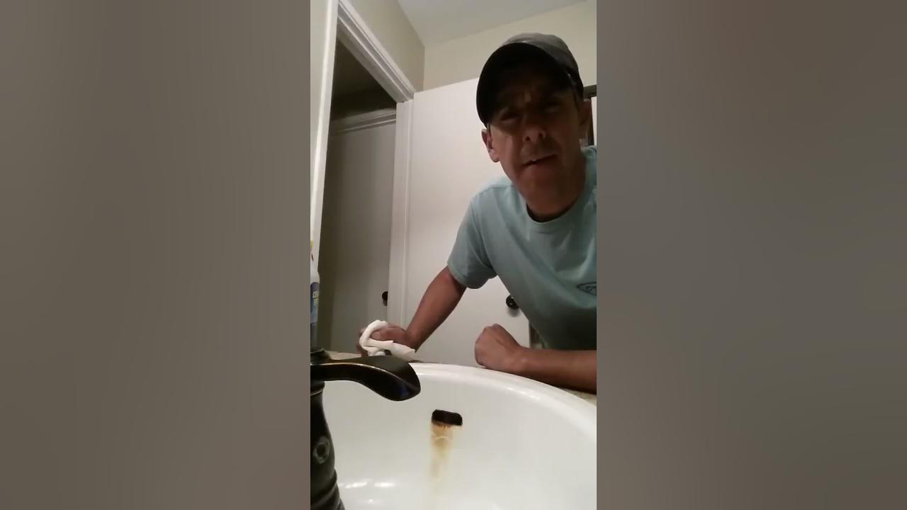 Best Way to Remove Rust Stain from Porcelain Sink YouTube