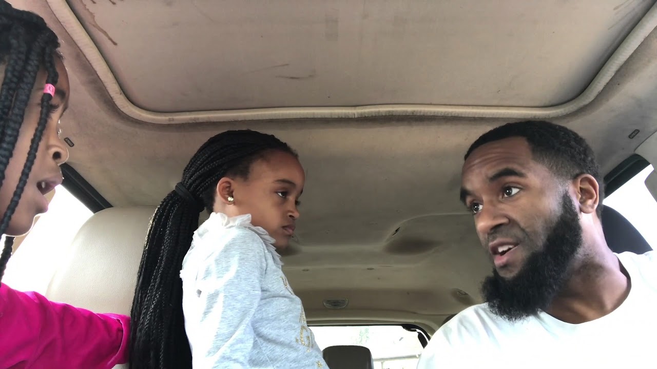 dream big world Girls wanna go out to eat after dad buys groceries😳🍗