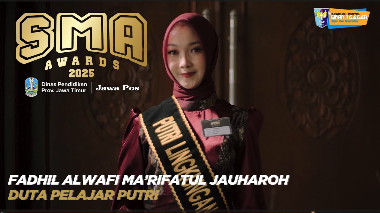 Jawa Pos SMA Awards 2025 – Duta Pelajar Putri – SMA Negeri 1 Geger Kabupaten Madiun