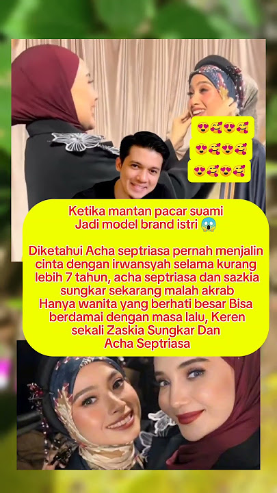 acha septriasa mantan irwansyah menjadi model brand dari istri irwansyah #beritaartis #achaseptriasa