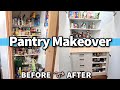 MAJOR Small Pantry Makeover &amp; Organization!