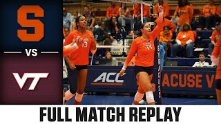 Syracuse vs. Virginia Tech Full Match Replay | 2025 ACC Volleyball
