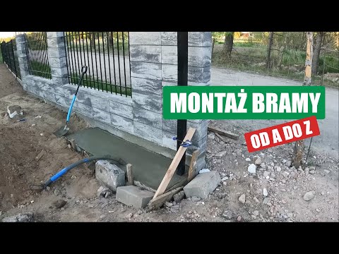 Wideo: Jak zrobić bramę przesuwną: projekt, montaż