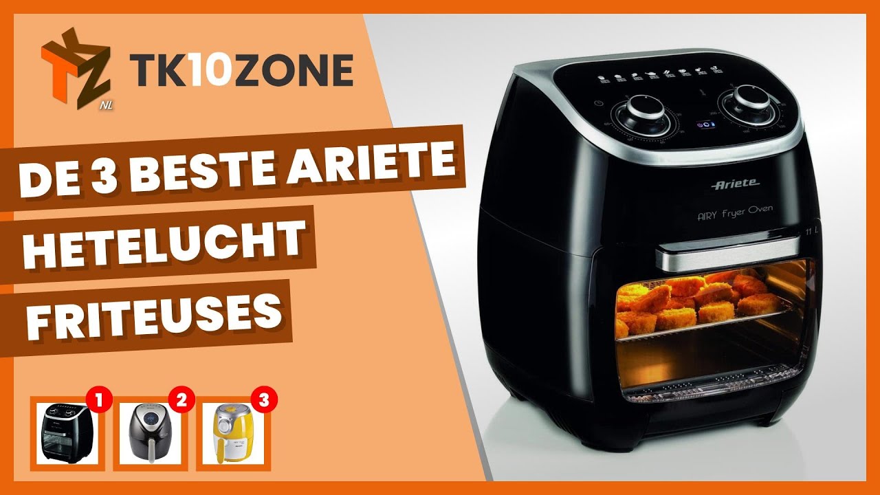 De 3 beste ariete hetelucht friteuses - YouTube