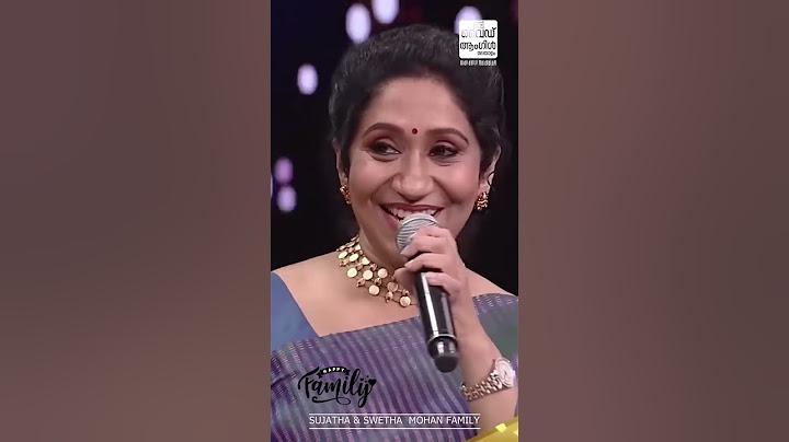 Simply woww.!! Sujata Mohan | swetha mohan and Mohan | Family groups song #mazhavilmanorama