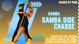 SAMBA - Side Samba Chasse to R - w/o hold - (WDSF competitive Basic Syllabus)