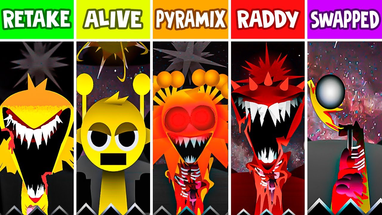 Incredibox Sprunki Phase 8 Definitive: Retake VS Alive VS Pyramixed VS ...