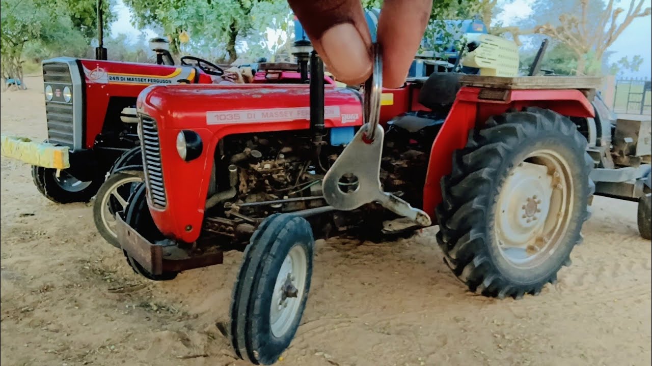 Tractor chalana sikhe  5 mint me MASSEY ferguson 1035 😱 ट्रैक्टर कैसे चलाएं सीके 🫨🙂