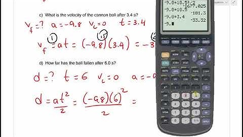 Physics 11 U3 Answers to Quiz 3
