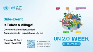 Community Side  Event: It Takes a Village!