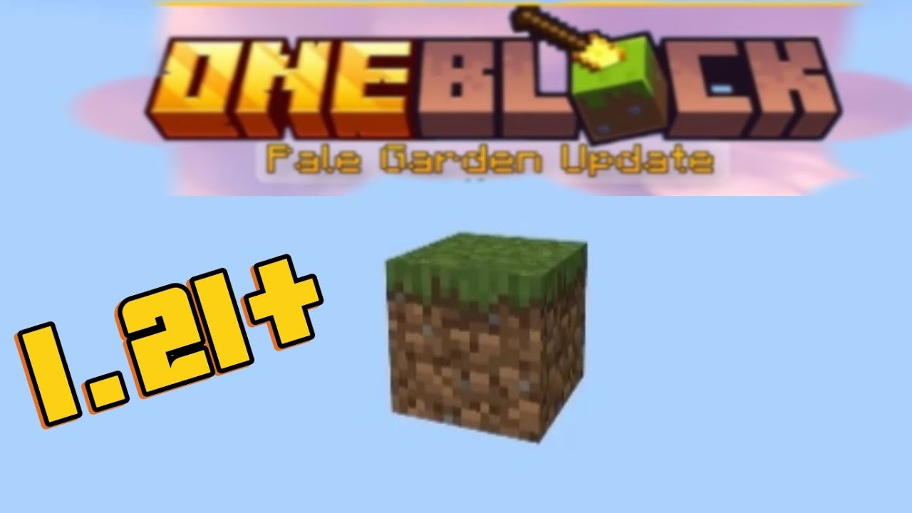 Map oneblock cho Minecraft pe 1.21+ | Công mờ xê - YouTube