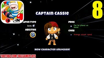 Bloons Adventure Time TD Gameplay #8 - Underwater City,  Pirate in Peril Level 3