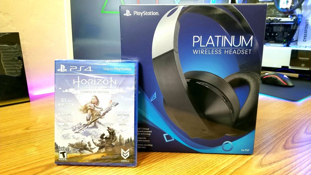 Playstation Platinum Wireless Headset Unboxing, Setup, and Mic Test -  YouTube