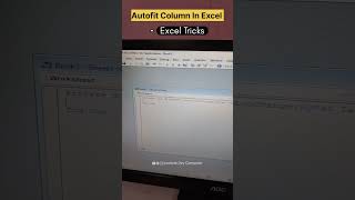 autofit column in Excel 👈🤗 Excel computer tricks 👈🤗 #windows #microsoftexcel #computerzone #ytshorts