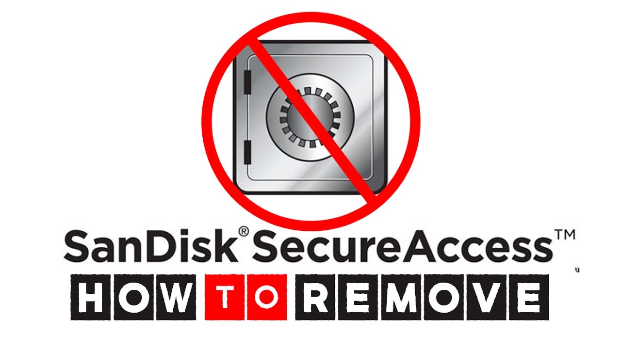 sandisk secure access removal