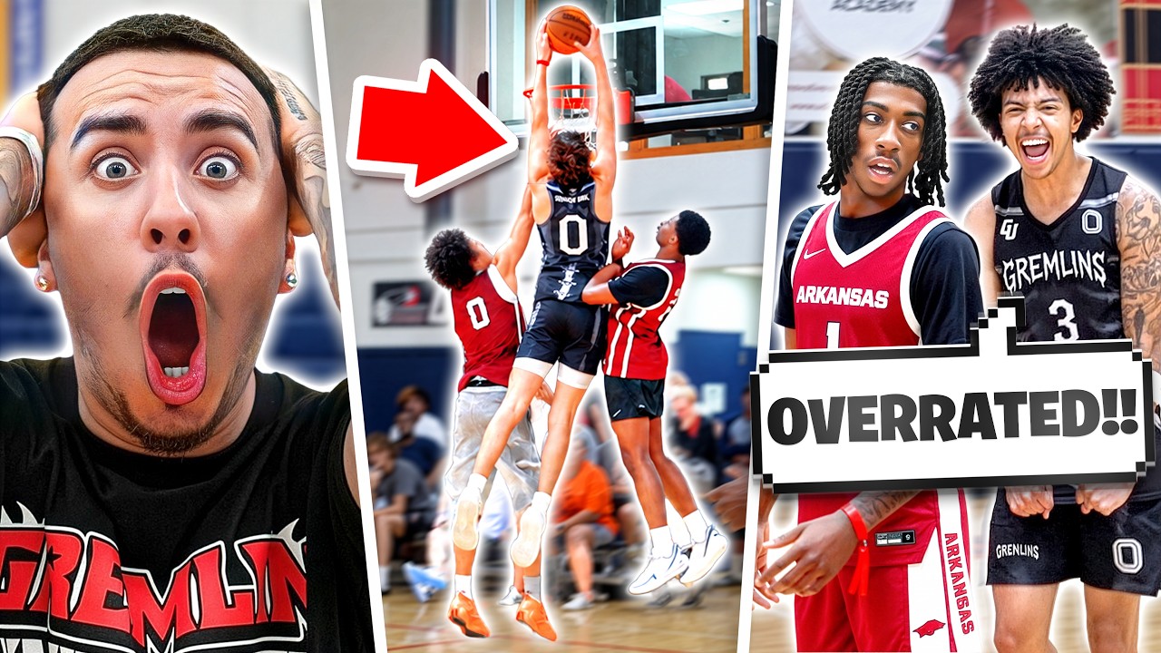 MY HIGH SCHOOL TEAM PLAYED AGAINST D1 HOOPERS & THIS HAPPENED…