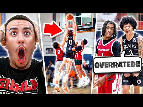 MY HIGH SCHOOL TEAM PLAYED AGAINST D1 HOOPERS & THIS HAPPENED…