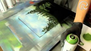 Natures Wonder - Spray Paint Art by René Schell