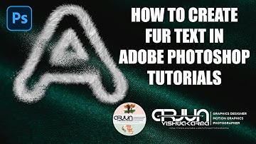 How to Create a Fur Text Effect in Adobe Photoshop | Step-by-Step Tutorial | #arjun #howto