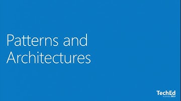 TechEd Australia 2013 Windows Azure Hybrid Architectures and Patterns