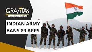 Gravitas: Indian Army Bans 89 Apps screenshot 1