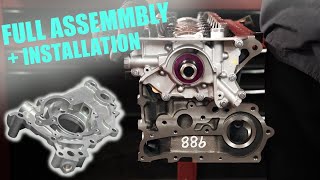 RB26 FULL ENGINE BUILD || Episode 9 - N1 Oil Pump With Reimax Gears Assembly & Install