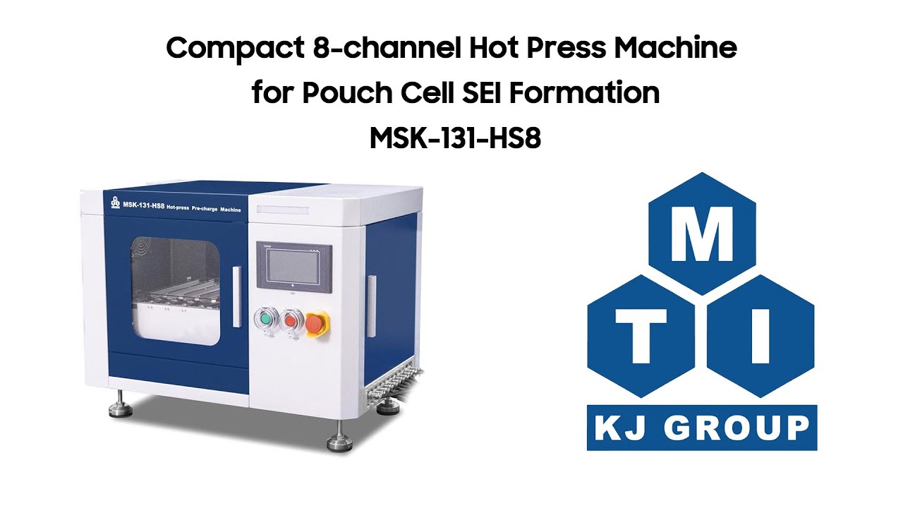 10KN Hot-Press (260x160 mm ) for Pouch Cell SEI Formation, 150C Max. -  MSK-YLJ-HP10KN