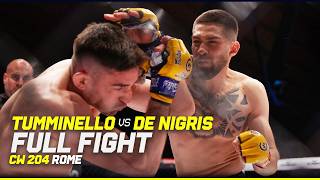 Crazy Comeback Francesco Tumminello Vs. Lorenzo De Nigris Cw 204 Rome Full Fight
