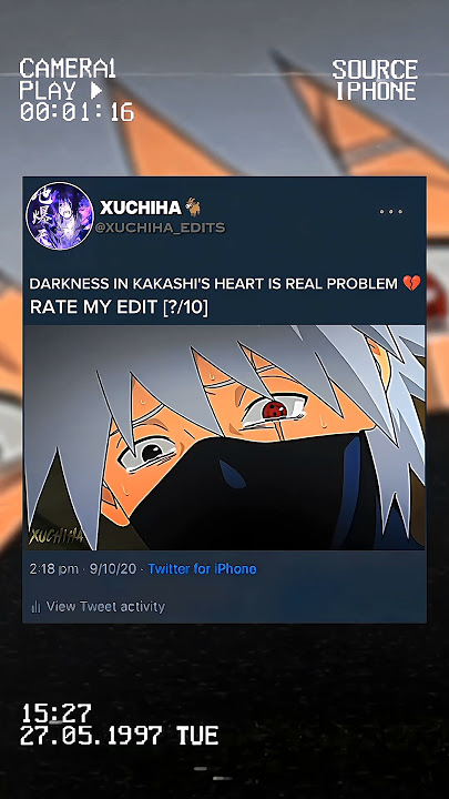 Kakashi 💔 #naruto #anime #shorts