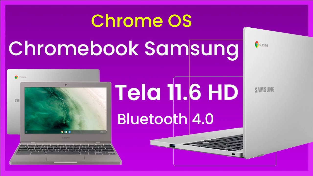 Novo Samsung Chromebook 4 XE310XBA-KT1BR, ideal para estudos