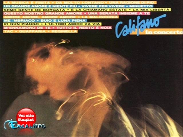 Franco Califano - Questo nostro grande amore (Live) 