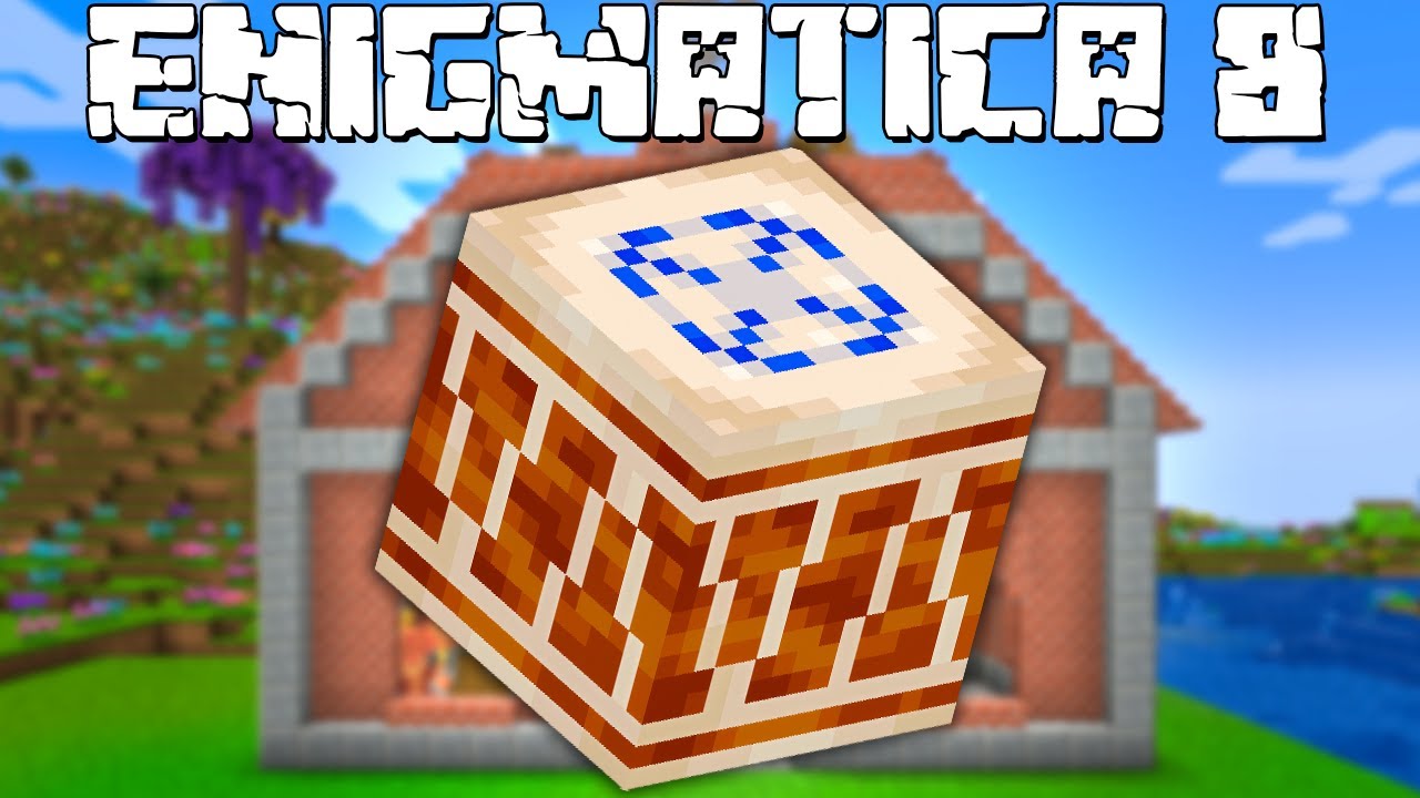 DRUMMING UP BUSINESS & NEW BASE DESIGN! EP7 Minecraft Enigmatica 8