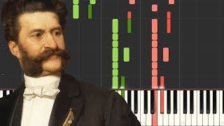 Tritsch-Tratsch-Polka - Johann Strauss II [Piano Tutorial] (Synthesia)