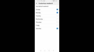 Calendar settings in Huawei and Honor screenshot 5