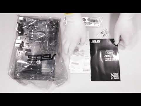 Unboxing Asus PRIME H310-PLUS 2DDR4 HDMI/Dsub/M.2 ATX