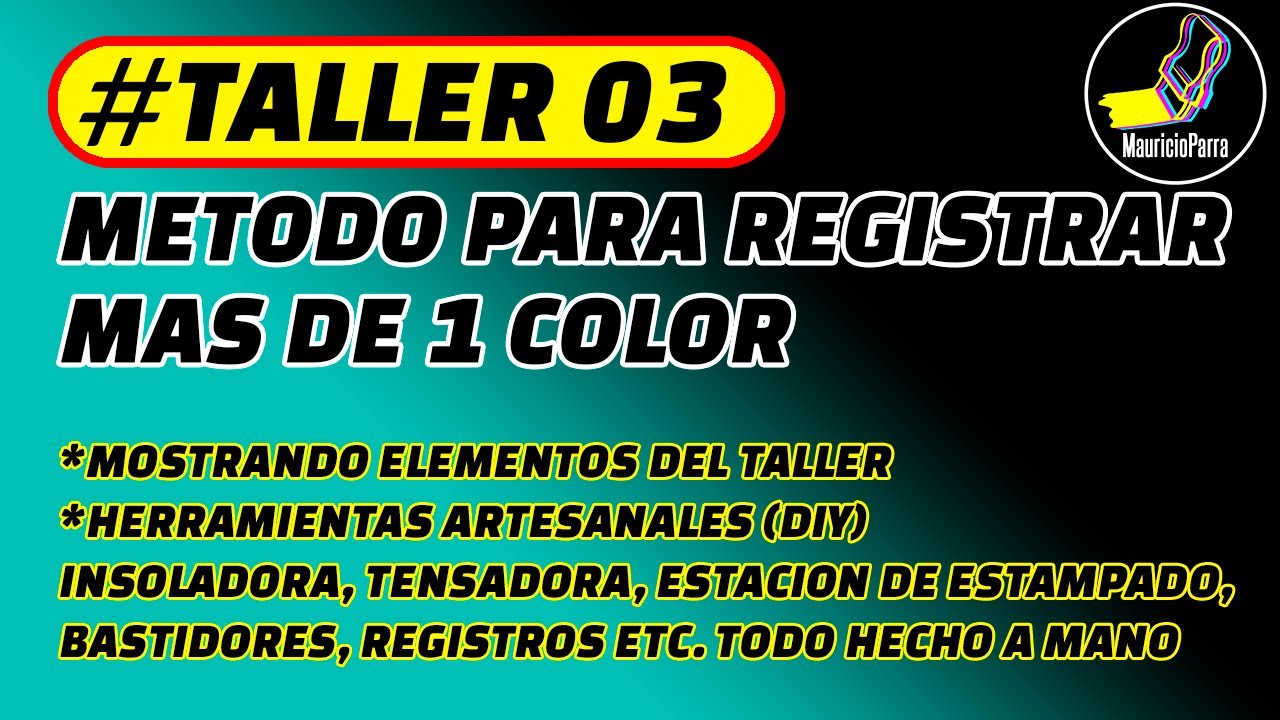 #Taller03 Serigrafía: Registrando Diseños y Mostrando Herramientas DIY