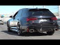 Audi RS6 C8 Avant with Akrapovic Exhaust System - REVS, Sounds & Driving!