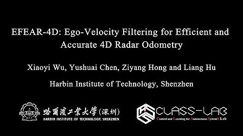 EFEAR-4D: Ego-Velocity Filtering for Efficient and Accurate 4D Radar Odometry