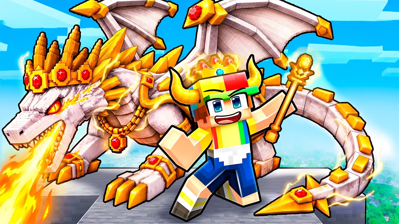I Became the DRAGON KING in Minecraft