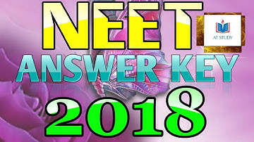 NEET 2018 answer key of all Set