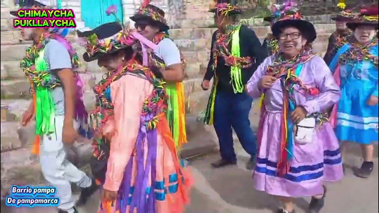 🥳CHIMAYCHA PUKLLAYCHA DE PAMPAMARCA BARRIO PURITO PAMPA🎉
