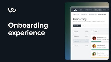 Onboarding tasks