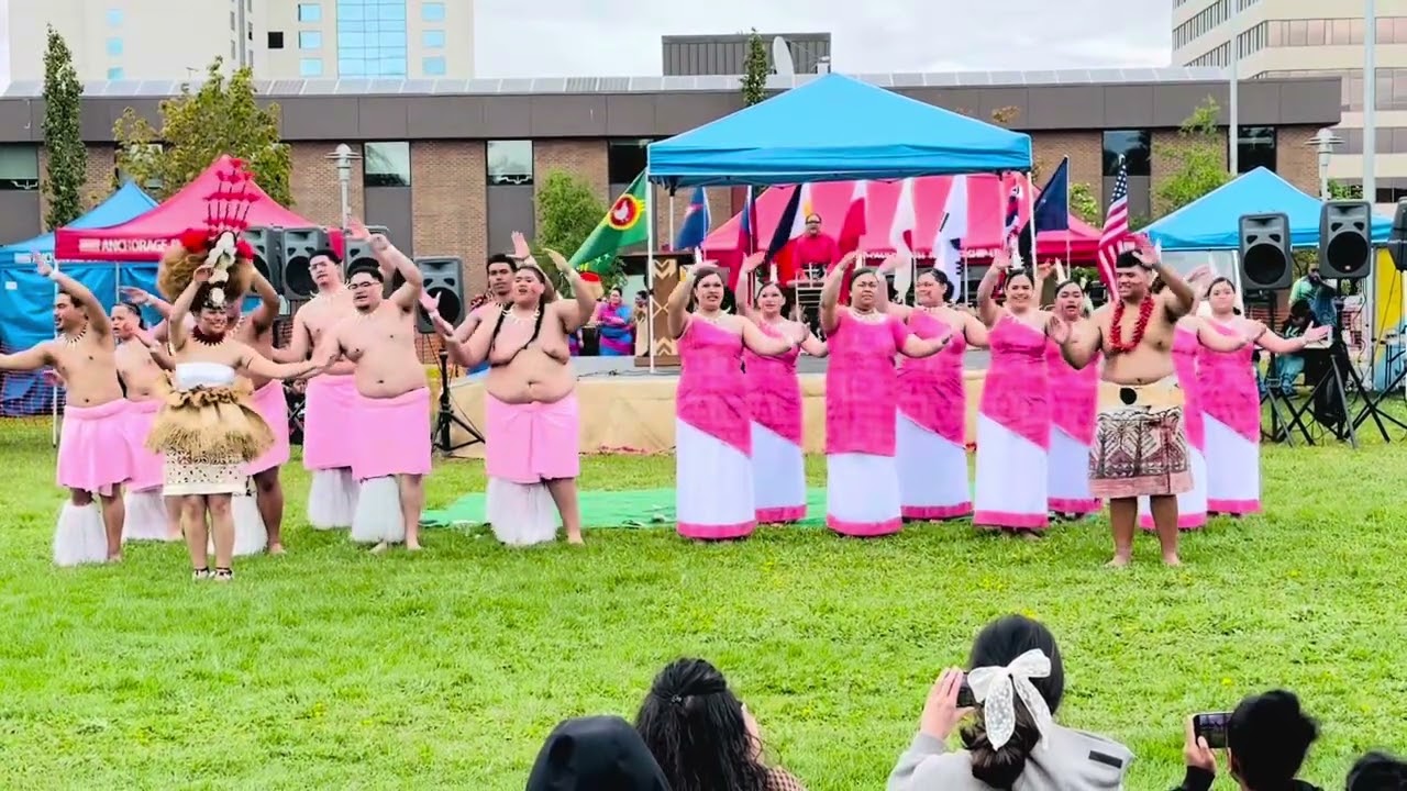 SO’OTAIGA I AGANU’U DANCE GROUP AAPI HERITAGE MONTH FLAG DAY in ANCHORAGE,AK 2025 🇦🇸🇼🇸